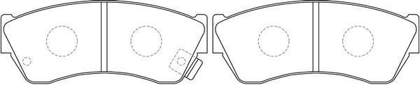 SB fékbetétkészlet, tárcsafék - BP29169 - TothCarparts