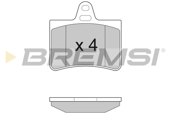 BREMSI fékbetétkészlet, tárcsafék - BP2938 - TothCarparts