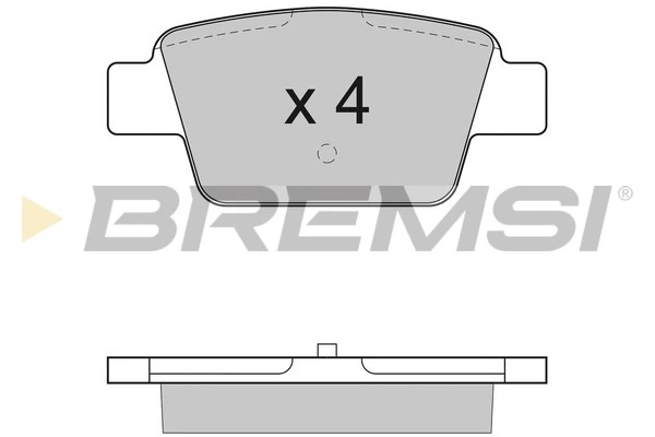 BREMSI fékbetétkészlet, tárcsafék - BP2947 - TothCarparts