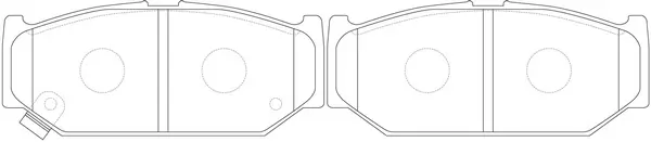 SB fékbetétkészlet, tárcsafék - BP29529 - TothCarparts