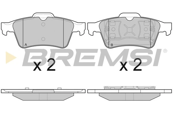 BREMSI fékbetétkészlet, tárcsafék - BP2980 - TothCarparts