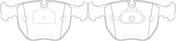 SB fékbetétkészlet, tárcsafék - BP32401 - TothCarparts