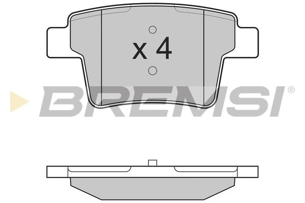 BREMSI fékbetétkészlet, tárcsafék - BP3266 - TothCarparts