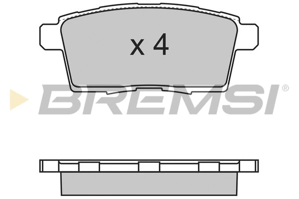 BREMSI fékbetétkészlet, tárcsafék - BP3333 - TothCarparts