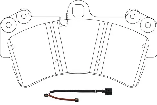 SB fékbetétkészlet, tárcsafék - BP33346W - TothCarparts