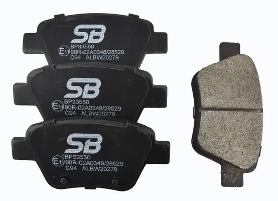 SB fékbetétkészlet, tárcsafék - BP33550 - TothCarparts