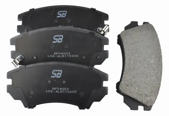 SB fékbetétkészlet, tárcsafék - BP34002 - TothCarparts