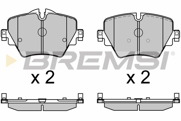 BREMSI fékbetétkészlet, tárcsafék - BP3643 - TothCarparts
