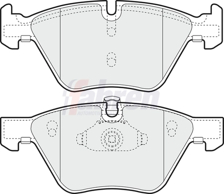 Fahren fékbetétkészlet, tárcsafék - FBP3081 - TothCarparts