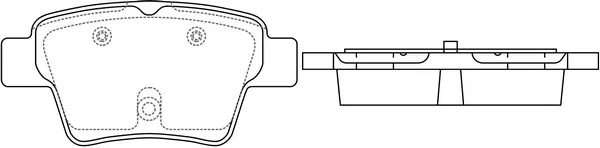 SB fékbetétkészlet, tárcsafék - BP42069 - TothCarparts