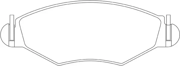 SB fékbetétkészlet, tárcsafék - BP42201 - TothCarparts