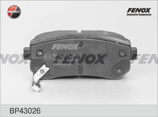 FENOX fékbetétkészlet, tárcsafék - BP43026 - TothCarparts
