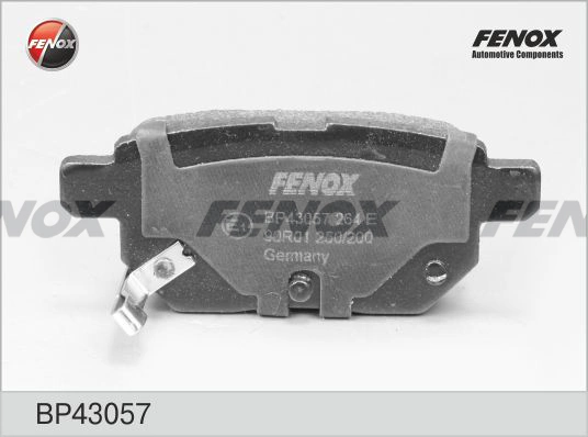 FENOX fékbetétkészlet, tárcsafék - BP43057 - TothCarparts