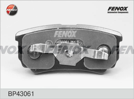 FENOX fékbetétkészlet, tárcsafék - BP43061 - TothCarparts
