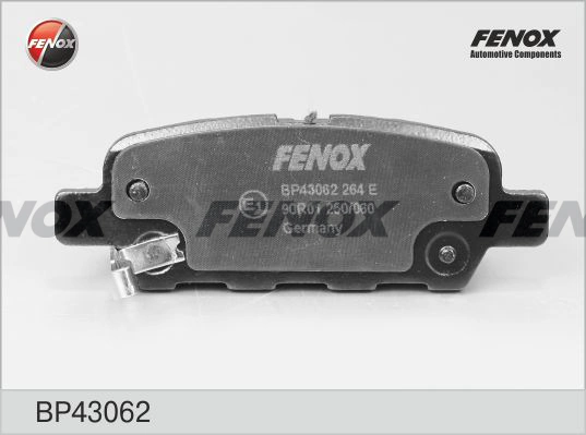 FENOX fékbetétkészlet, tárcsafék - BP43062 - TothCarparts