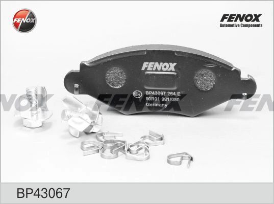 FENOX fékbetétkészlet, tárcsafék - BP43067 - TothCarparts