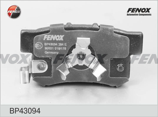 FENOX fékbetétkészlet, tárcsafék - BP43094 - TothCarparts