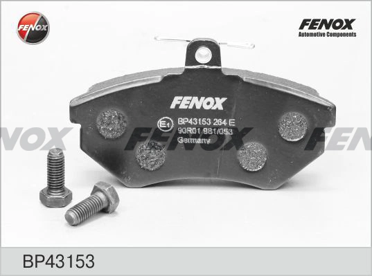 FENOX fékbetétkészlet, tárcsafék - BP43153 - TothCarparts