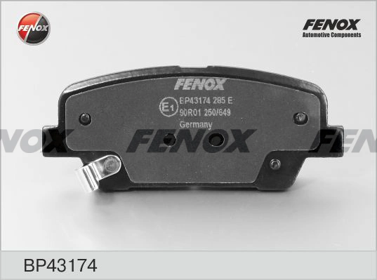 FENOX fékbetétkészlet, tárcsafék - BP43174 - TothCarparts