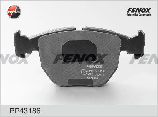 FENOX fékbetétkészlet, tárcsafék - BP43186 - TothCarparts