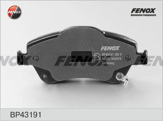 FENOX fékbetétkészlet, tárcsafék - BP43191 - TothCarparts