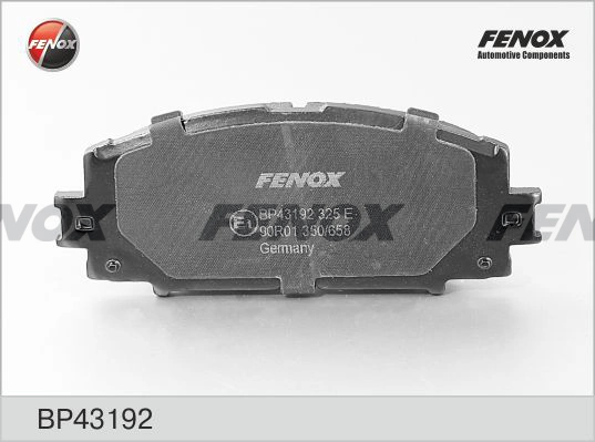 FENOX fékbetétkészlet, tárcsafék - BP43192 - TothCarparts