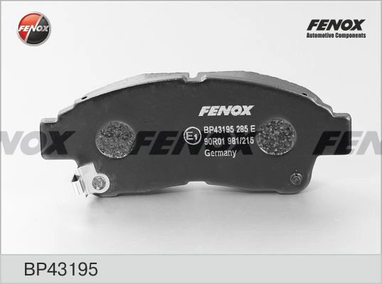 FENOX fékbetétkészlet, tárcsafék - BP43195 - TothCarparts