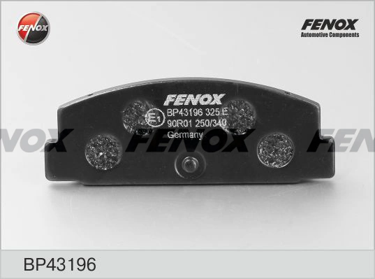 FENOX fékbetétkészlet, tárcsafék - BP43196 - TothCarparts