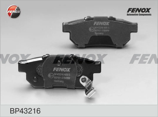 FENOX fékbetétkészlet, tárcsafék - BP43216 - TothCarparts