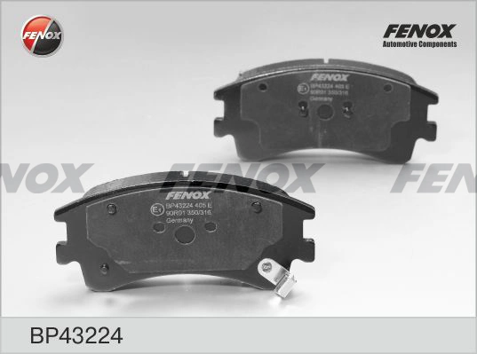 FENOX fékbetétkészlet, tárcsafék - BP43224 - TothCarparts