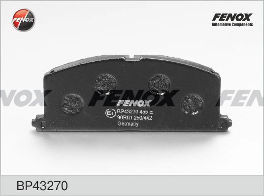 FENOX fékbetétkészlet, tárcsafék - BP43270 - TothCarparts