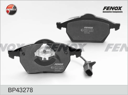 FENOX fékbetétkészlet, tárcsafék - BP43278 - TothCarparts