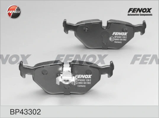 FENOX fékbetétkészlet, tárcsafék - BP43302 - TothCarparts