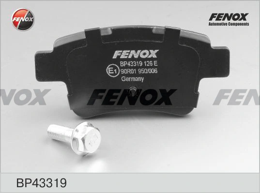 FENOX fékbetétkészlet, tárcsafék - BP43319 - TothCarparts