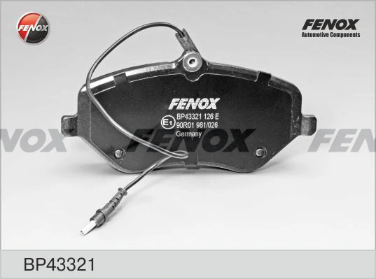 FENOX fékbetétkészlet, tárcsafék - BP43321 - TothCarparts