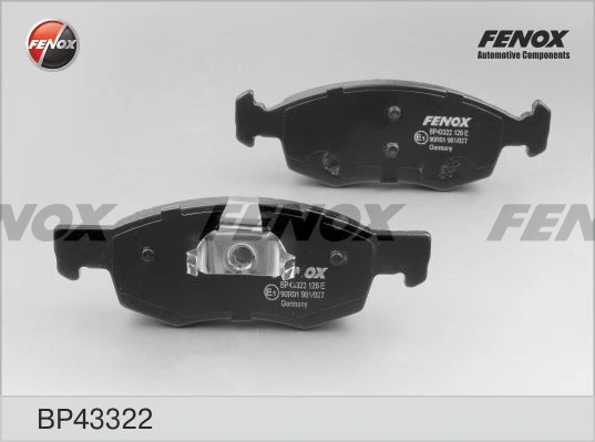 FENOX fékbetétkészlet, tárcsafék - BP43322 - TothCarparts