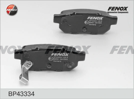 FENOX fékbetétkészlet, tárcsafék - BP43334 - TothCarparts