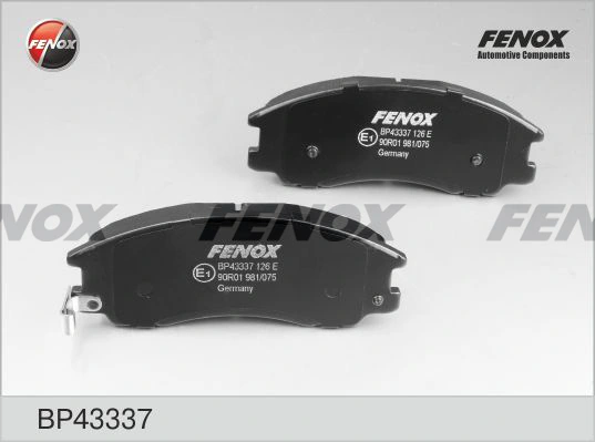 FENOX fékbetétkészlet, tárcsafék - BP43337 - TothCarparts