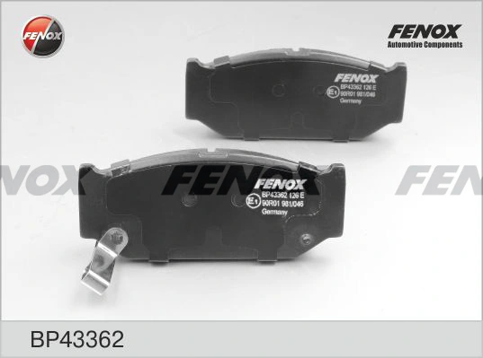 FENOX fékbetétkészlet, tárcsafék - BP43362 - TothCarparts