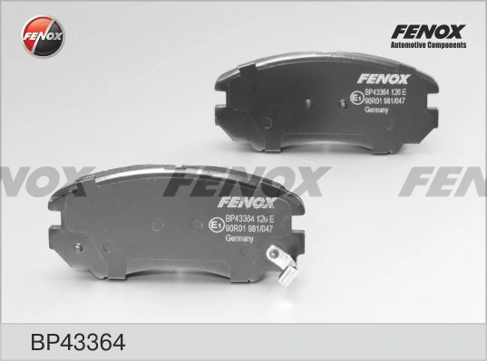 FENOX fékbetétkészlet, tárcsafék - BP43364 - TothCarparts