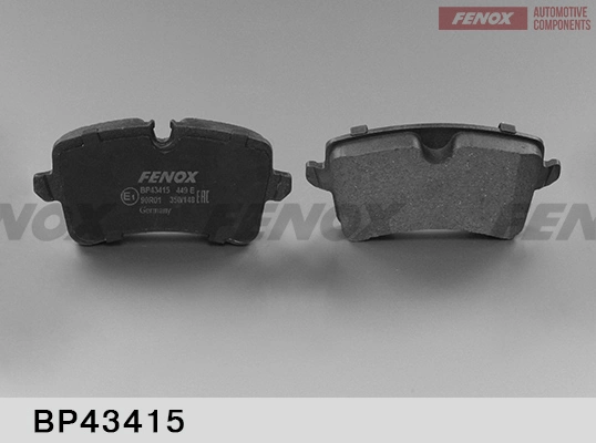 FENOX fékbetétkészlet, tárcsafék - BP43415 - TothCarparts