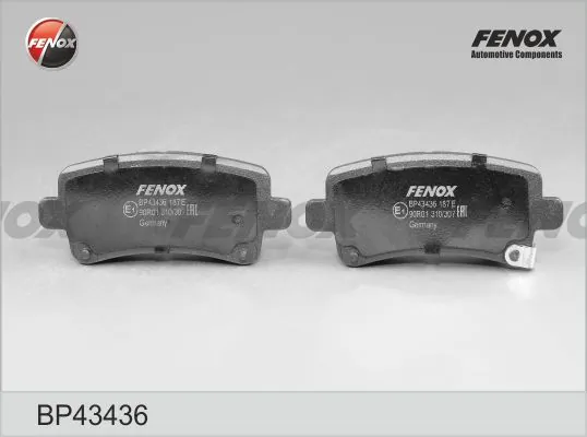 FENOX fékbetétkészlet, tárcsafék - BP43436 - TothCarparts