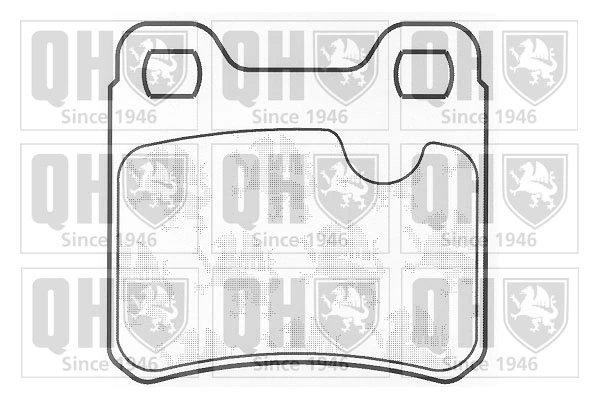 QUINTON HAZELL fékbetétkészlet, tárcsafék - BP449 - TothCarparts