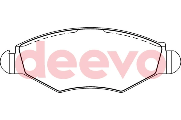 DEEVO fékbetétkészlet, tárcsafék - BP50560 - TothCarparts