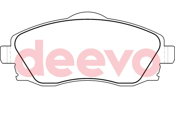DEEVO fékbetétkészlet, tárcsafék - BP50600 - TothCarparts
