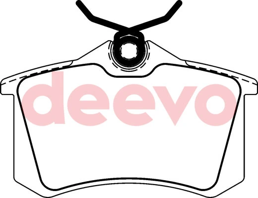 DEEVO fékbetétkészlet, tárcsafék - BP50700 - TothCarparts