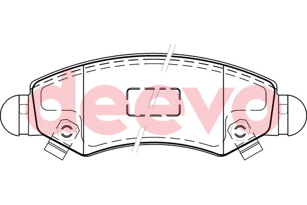 DEEVO fékbetétkészlet, tárcsafék - BP50720 - TothCarparts