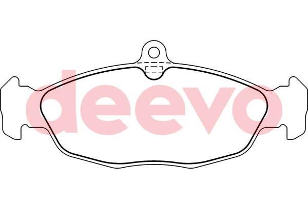 DEEVO fékbetétkészlet, tárcsafék - BP50780 - TothCarparts