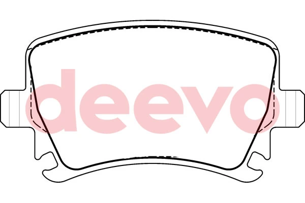 DEEVO fékbetétkészlet, tárcsafék - BP50820 - TothCarparts