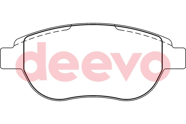 DEEVO fékbetétkészlet, tárcsafék - BP50980 - TothCarparts